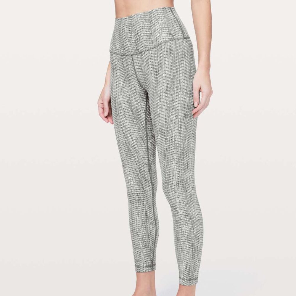 Lululemon Wunder Under High-Rise Yoga Leggings Luxtreme Gray Size 6, Pre-owned